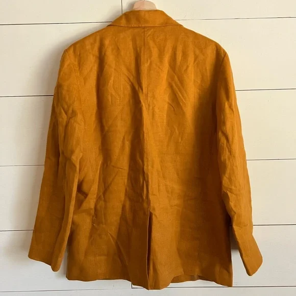 Mango Woman’s Linen Blazer| Rust| like new - Picture 6 of 12